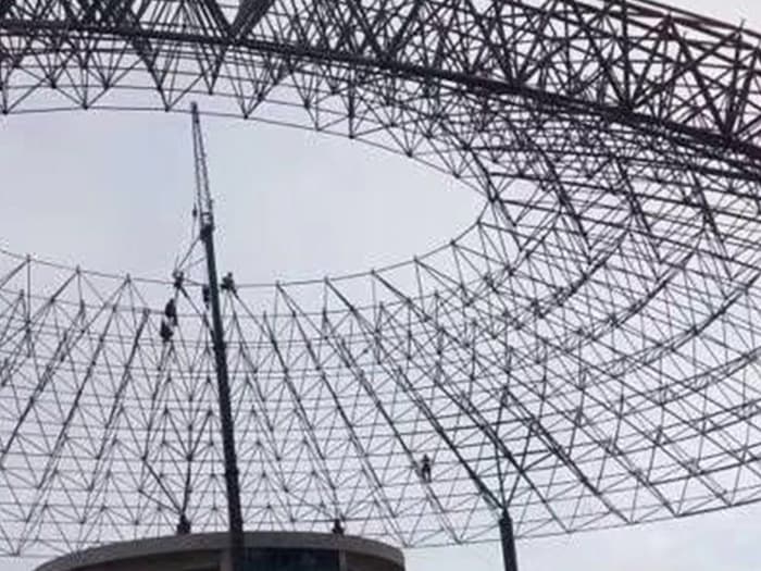 枣阳篮球馆球形网架厂家价格